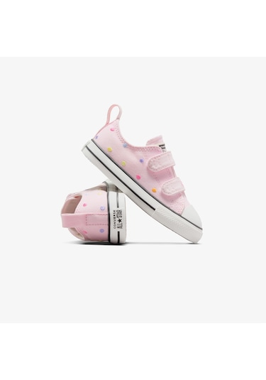 Converse Chuck Taylor All Star 2v Polka Dots Bebek Pembe Sneaker A10715c Pembe