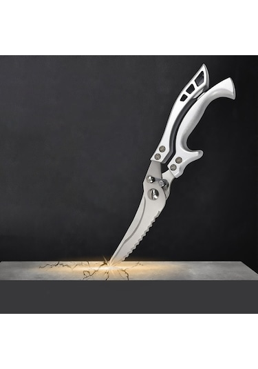 Pazly Ağır Hizmet Mutfak Makası - Paslanmaz Çelik, Çok Amaçlı, Kümes Hayvanı & Budama Makası