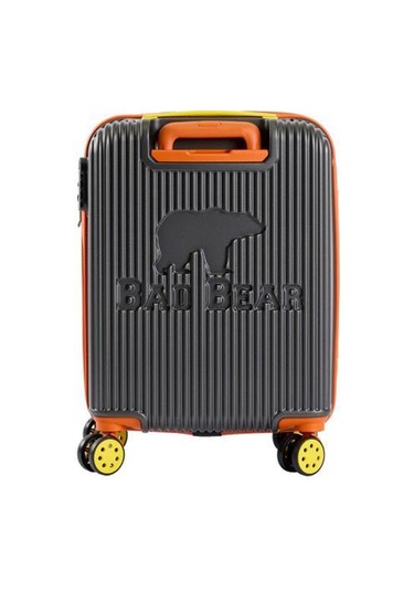 Bad Bear Logo Suitcase 23.01.80.003k K.gri Kabin Küçük Boy Valiz 40lt Gri