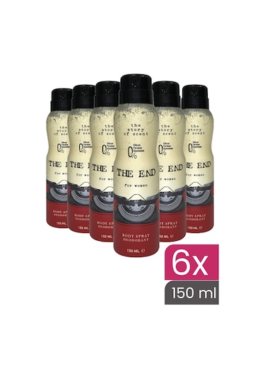 The End Kadın Deodorant 6 x 150 ML