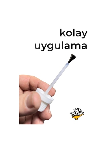 Parlak Siyah Jant Rötuş Boyası 30 Ml Fırçalı Şişede