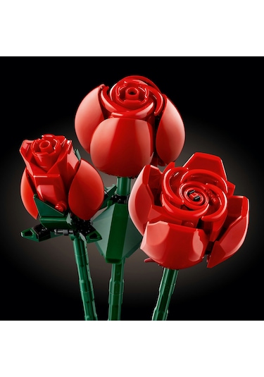 LEGO® Icons Gül Buketi 10328 Yetişkinler için Dekoratif ve Sergilenebilir Model Yapım Seti - 822 Parça