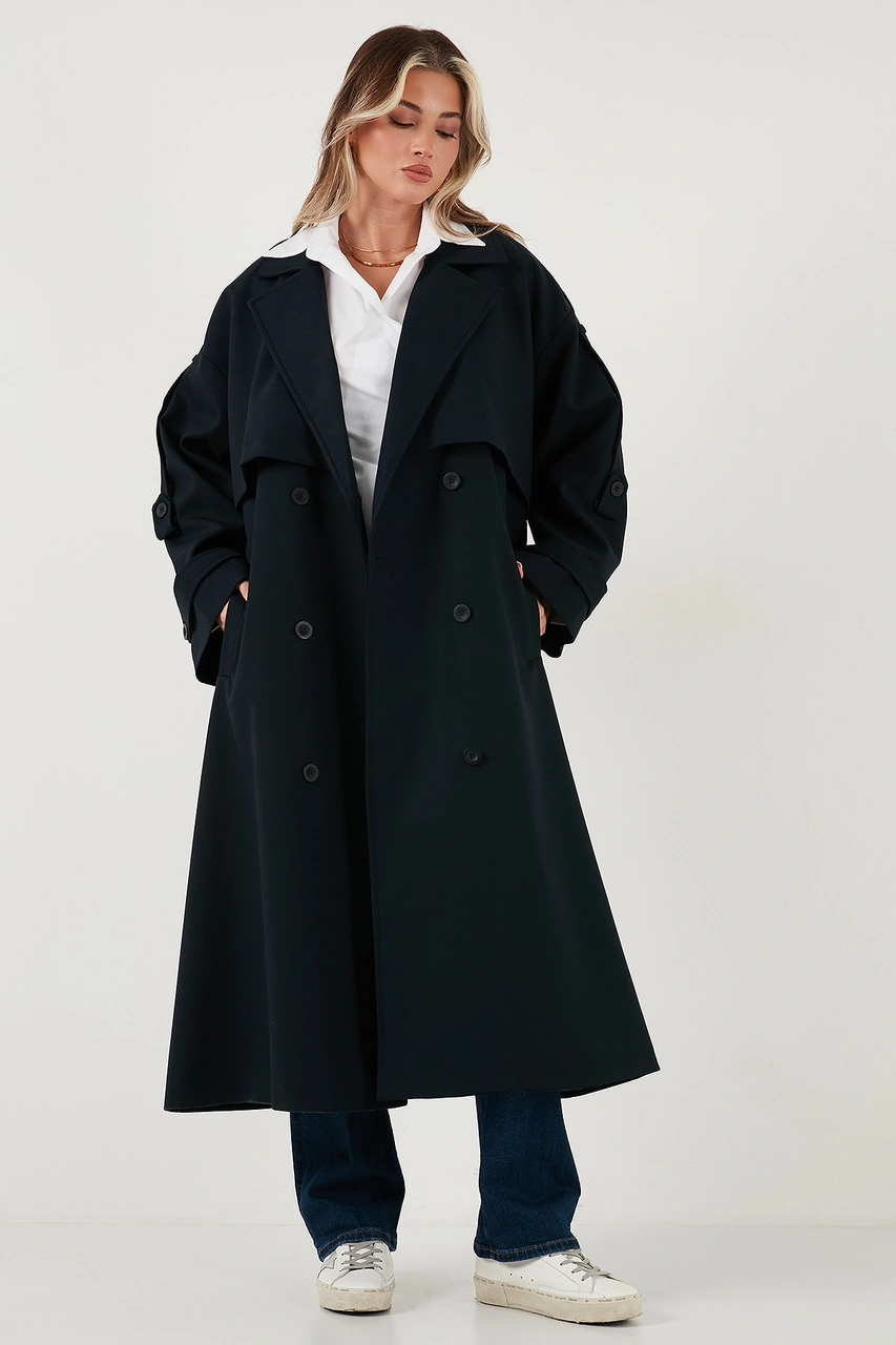 Lela Bayan Trençkot 6839476 Lacivert Lacivert