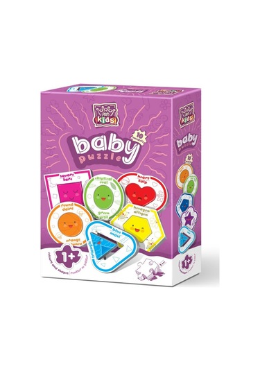 Art Kids Şekiller Ve Renkler Baby Puzzle