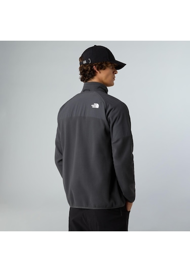 The North Face M Glacier Heavyweight Full Zip Erkek Polar-30495 Koyu Gri