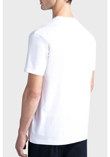 Paul & Shark Erkek T Shirt 24411013 010 Beyaz Beyaz
