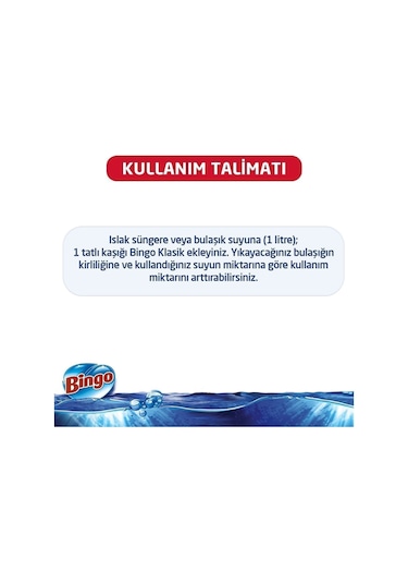 Bingo Bulaşık Sıvısı 4 Litre Limon Kokulu Elde Yıkama X 2 Adet