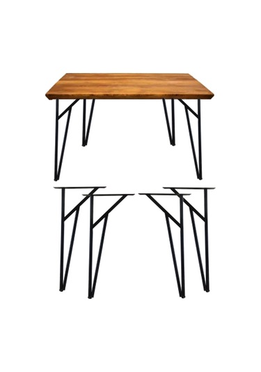 Metal Masa Ayağı 4lü Set Ayarlı Bingolu Metal Ayak 1,5mm Kalınlık