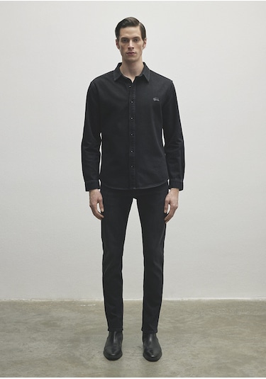 Mavi - Roy Lux Black Nights Koyu Gri Denim Gömlek 0210496-82410 Gri