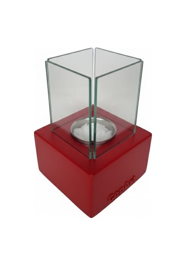 Muko Kırmızı Biyoetanol Masaüstü Şömine - 1 Lt Copart Yakıt Hediye