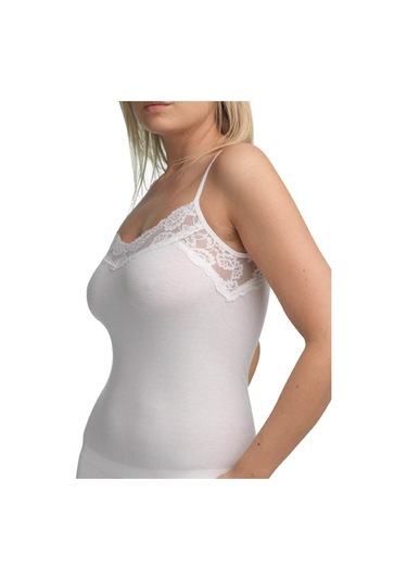 Blackspade Kadın Atlet İnce Askılı Dantelli Private 1984