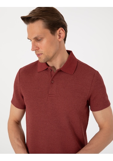 Pierre Cardin Erkek Nar Çiçeği Tişört 50310171-vr239 Nar Çiçeği
