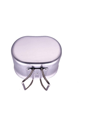 Suntek Okul Seyahat Için Kamp Tencere Fincan Lunchbox Gümüş