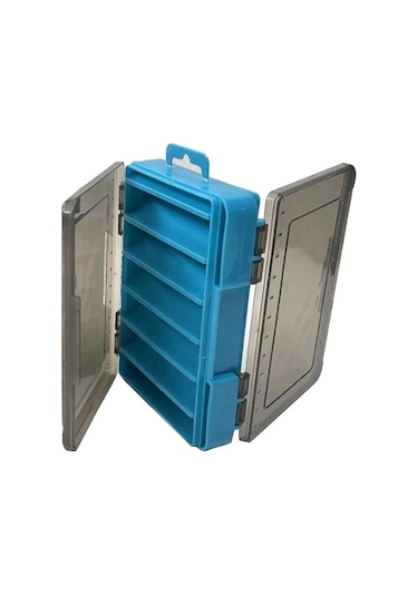 Captain 7223 Blue Sahte Balık Kutusu 12 Gözlü 13x9x3cm