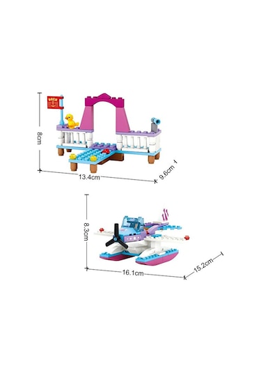 Ausini Fairyland 24417 Liman ve Jetski Temalı 167 Parça