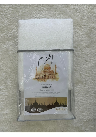 İhram 1350 Gram Pamuklu Yüksek Kalitede Hac Ve Umre İhramı Beyaz