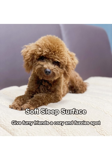 Geeroyoo Evcil Hayvan Isıtmalı Yatak Taşınabilir, Anti-kayak Tabanlı, Gri, 100x70cm