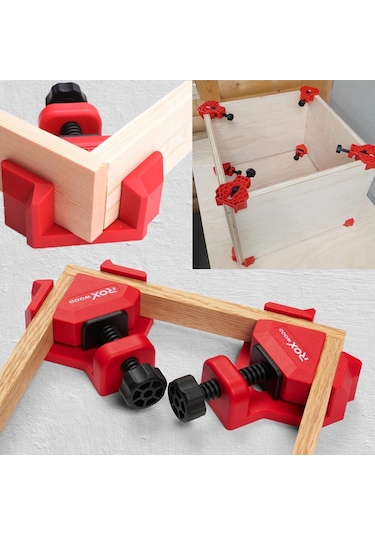 Rox Wood 0302 Köşe Ve T-tipi Bağlantı Hızlı İşkence Seti 2-26 Mm