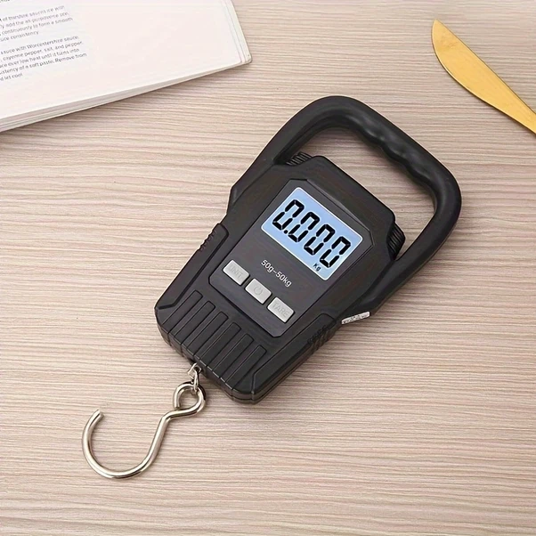 Willowhaven 50kg Dijital Bavul Terazisi Tare Fonksiyonlu Seyahat Mutfak Asma Tartısı Siyah Siyah 50kg/110lb