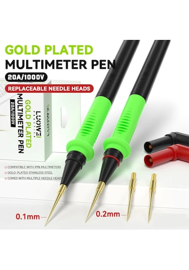 Luoweı Lw-315 Multımetre Prob Yedek Vidalı Başlıklı