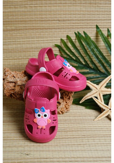 Birdy Ortopedik Kaydırmaz Tabanlı Kuş Figürlü Çocuk Sandalet Terlik 001