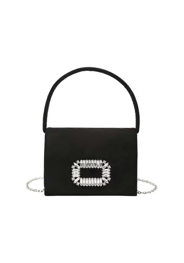 Yeşil Kadın Akşam Çantası Moda Senior Diamonds Çapraz Çanta Omuz Çantası Basit Diğer