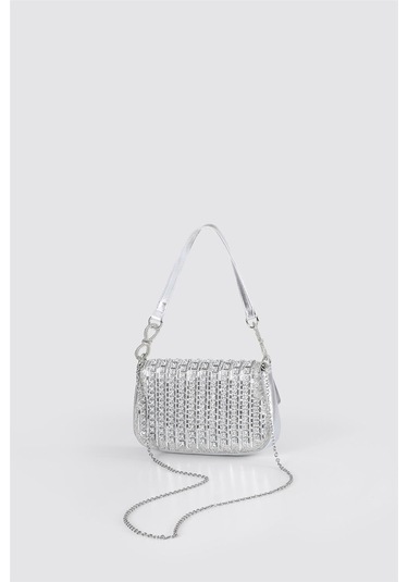 Ççs 17659 Kadın Omuz Askılı Çanta GÜMÜŞ