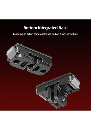 Ximistore9 Insta360 Ace/ace Pro İçin Alüminyum Manyetik Hızlı Montaj Tablası - Spor Kamera Tutucu Siyah