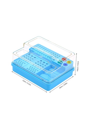 Shineyee Endo 91 Delikli Diş Saklama Ve Dezenfeksiyon Kutusu Endo Burs Tutucu Bur Dezenfeksiyon Kutusu-298