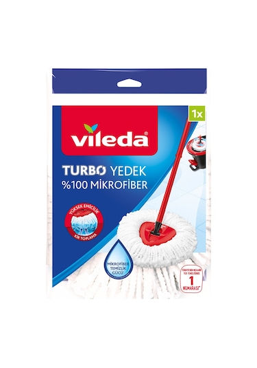 Vileda Turbo Üçgen Başlık Mikrofiber Yedek Paspas