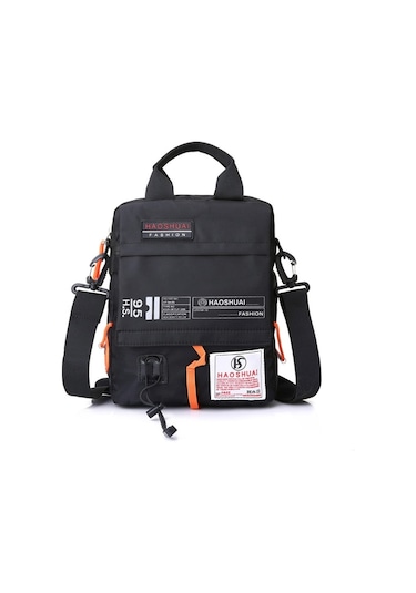 Haoshuai 206-1 Erkek El Ve Omuz Askılı Crossbody Çanta 001