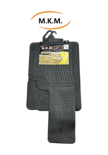 MKM Oto Paspas Düz 3D 4 Parça Üniversal Tüm Araçlara Uyumlu