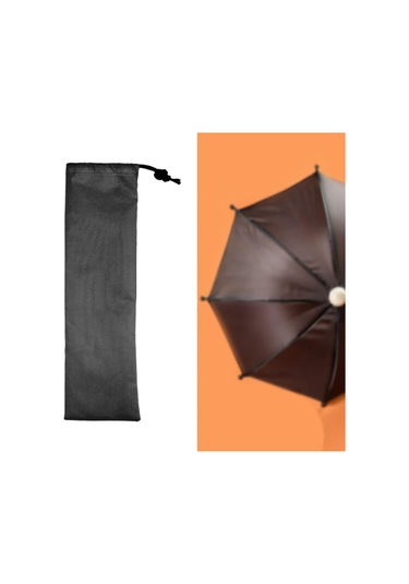 Homyl Bağcıklı Saklama Çantası Hafif Çadır 13cmx80cm Siyah