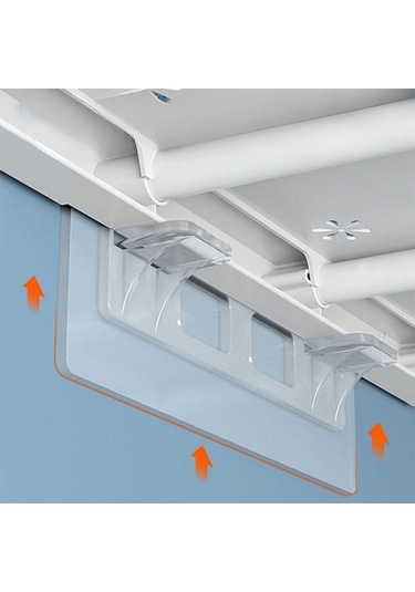 Periboia 4 Adet Raf Destek Aparatı Dolap İçi Raflar İçin 4&amp Çok Renkli