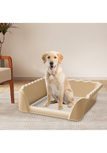 Homyl Köpek Tuvalet Taşınabilir Eğitim Lazımlık Kahve