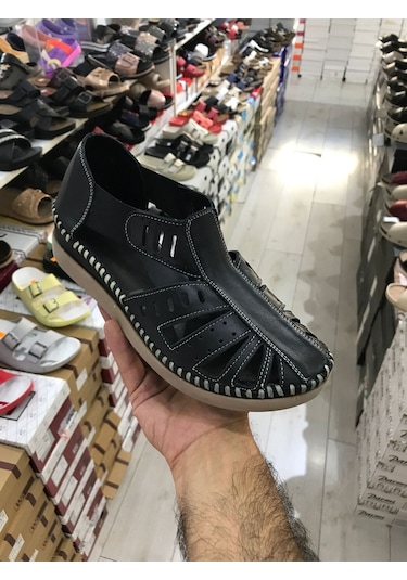 Casso Önü Kapalı Sandalet Siyah