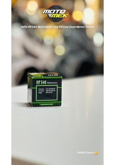 Yamaha Ys 125 Hiflo Hf540 Motosiklet Yağ Filtresi Yüksek Performans, Uzun Motor Ömrü