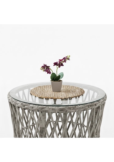 Capri Swing Pisa Tekli Rattan Bahçe Balkon Oturma Grubu Beyaz 702