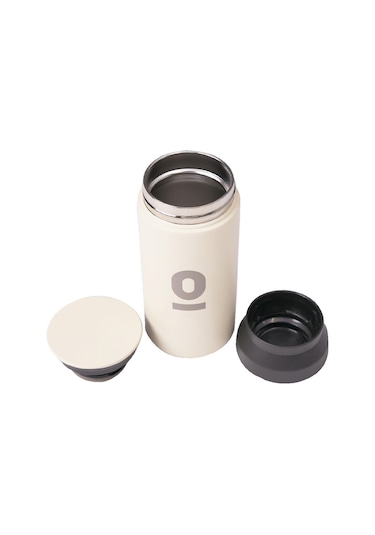 Paslanmaz Çelik Beyaz Termos 350 ML No:33