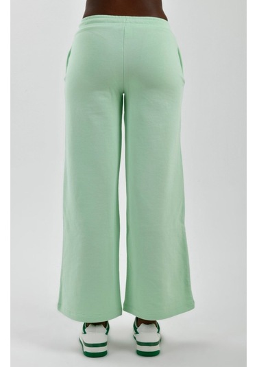 Kadın Yanları Cepli Beli Büzgülü Eşofman Altı Mint