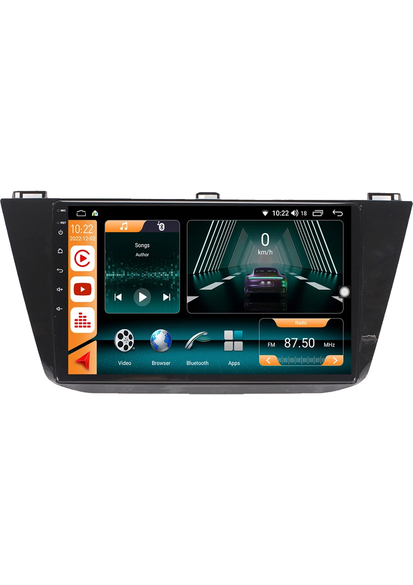 Volkswagen Tiguan 2017 / 2018 Androidauto/carplay Multimedya 10"