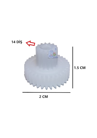 Fakir Uyumlu Blender Çırpıcı Dişli Kutusu Çift Dişlisi