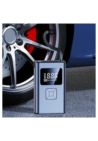 Ap66 Şarjlı Lastik Şişirme Pompası 150psı Hava Kompresörü 4000mah