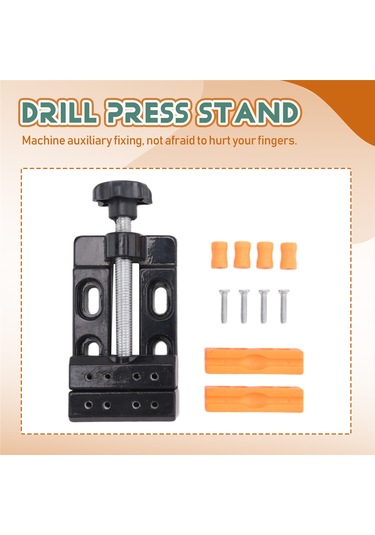 Xurunkeji Küçük Mengene Mini Düz Kelepçe Masa Çenesi Kendin Yap El Aletleri 13,5x6,5x3,6 Cm