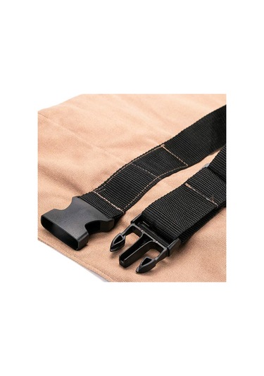 Xiyyadms Siyah Kumaşlı Çok Amaçlı Alet Çantası, 5 Cepli, Fermuar Ve Kanca Tasarımı, Duvar Takma Opsiyonu, Ev, Araba, Dış Mekan Ve Endüstriyel Kullanım İçin Alet Saklama Çantası Siyah