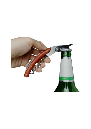 Şarap Açacağı İle Tasnif Bıçağı Yolculuk İçin 380735549 Kırmızı-kahverengi