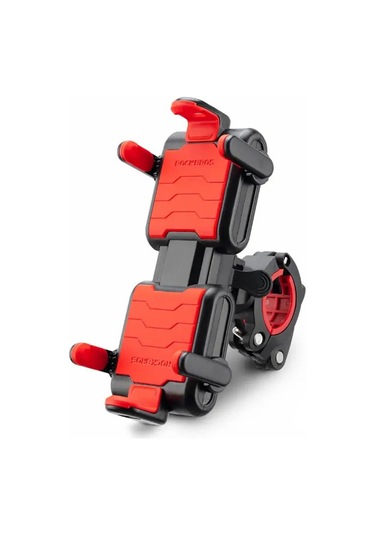 Cbtx Global Rockbros Cep Telefonu Braketi Motosiklet İçin Hızlı Açılan Telefon Tutucu - Kırmızı