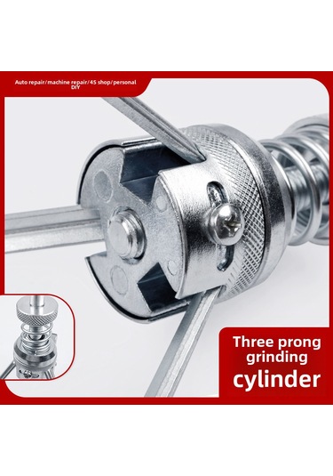 Aubyhe 4 İnç Taşlı Üç Aparatlı Motor Silindir İç Çap Zımparası - Verimli Taşlama Ve Parlatma Aracı