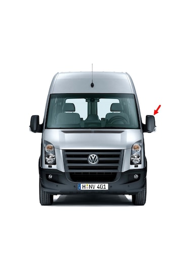VW Crafter 2006-16 Sol Dış Yan Dikiz Aynası Üst Kapağı 2E1857516A