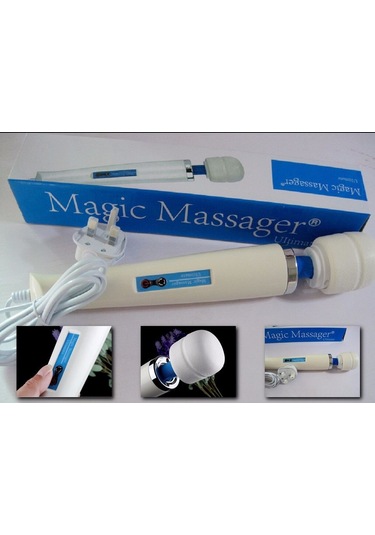 Ruicoo 30 Hızlı Kablosuz Şarjlı Hv280 Masaj Çubuğu, Taşınabilir Ve Eğlenceli Aile Ürünü, Miç Beyaz Renk. Çok Renkli